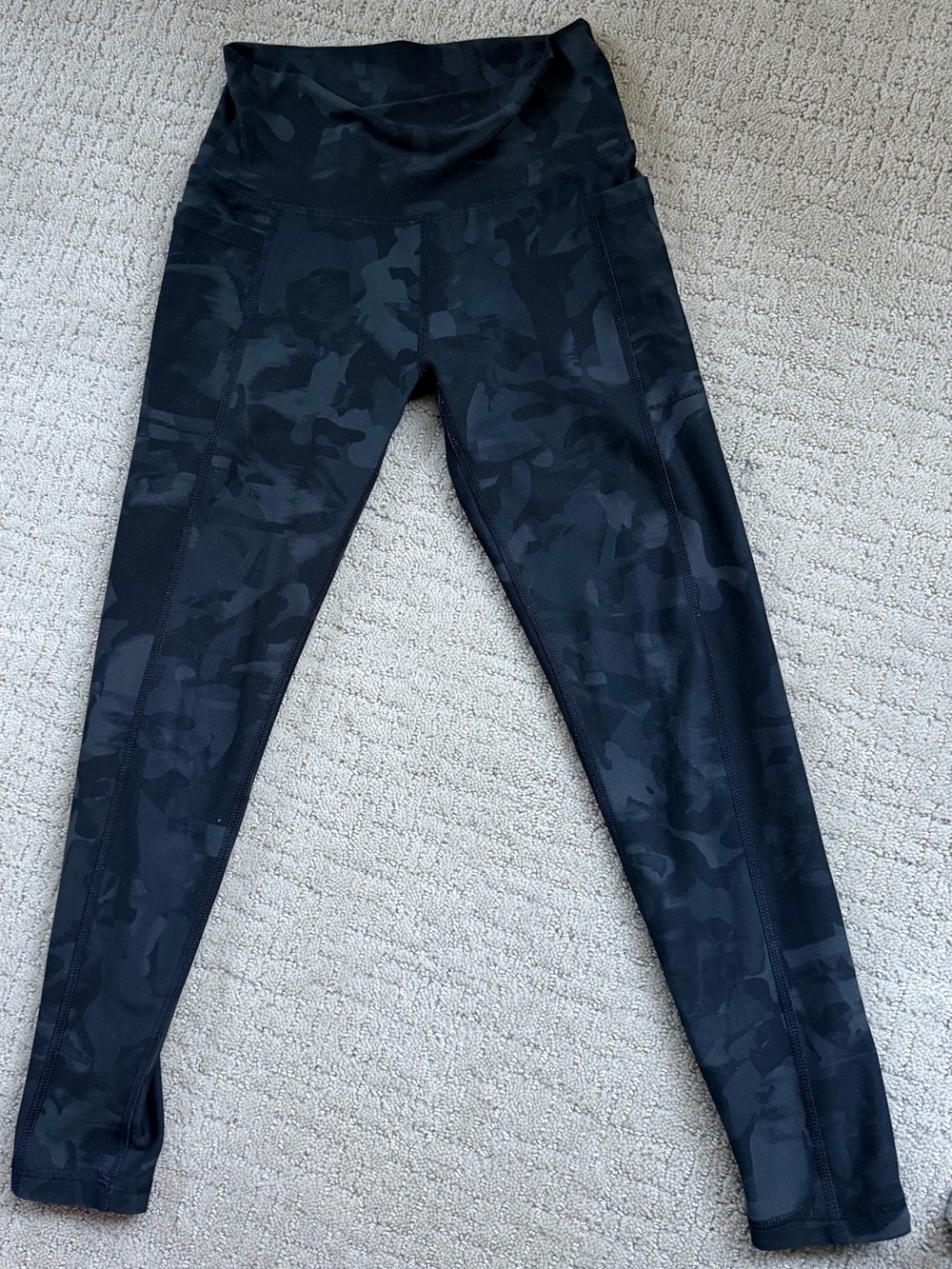 Girls DSG Black Camo Full Length Leggings